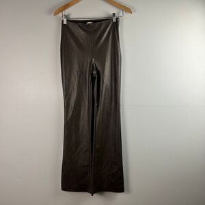 Aritzia Wilfred Elaine High-waist flared Vegan Leather pants